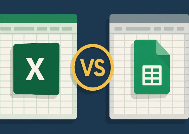 Excel Vs Google Sheets – A Spreadsheet Showdown