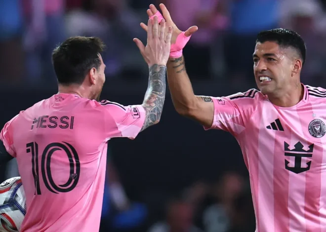 Lionel Messi dan Luis Suarez menyelamatkan Inter Miami dari hasil imbang 2-2 dengan Austin FC di Stadion Baru