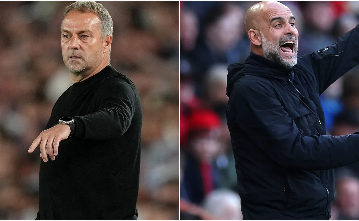 Hansi Flick tidak berpikir 10 tahun di Barcelona seperti Josep Guardiola dari Manchester City: “Dia yang terbaik di dunia”