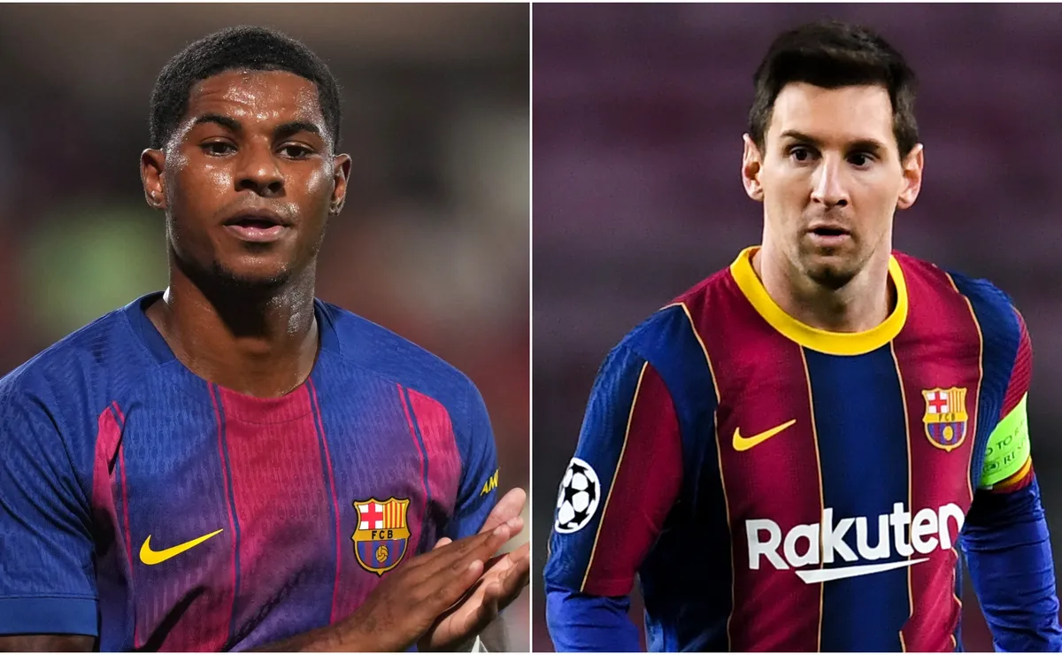 Marcus Rashford mengakhiri status Lionel Messi sebagai satu-satunya pencetak gol tendangan bebas Barcelona melawan Real Madrid di abad ke-21