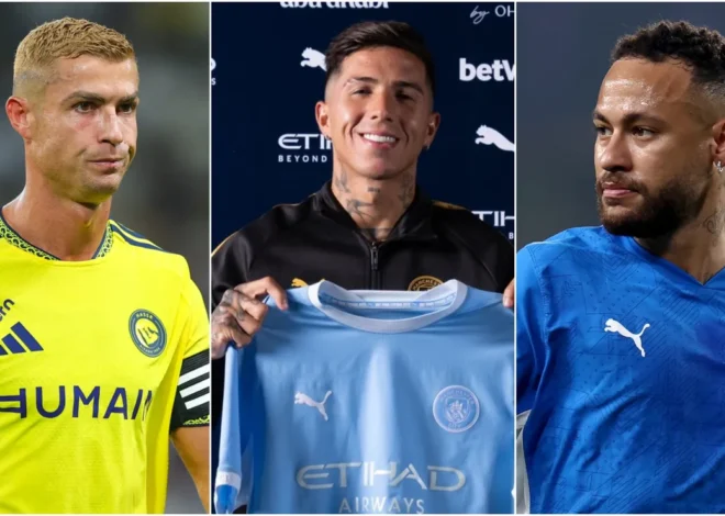 Enzo Fernandez surpasses Cristiano Ronaldo for transfer fees generated, but remains far from Neymar’s record
